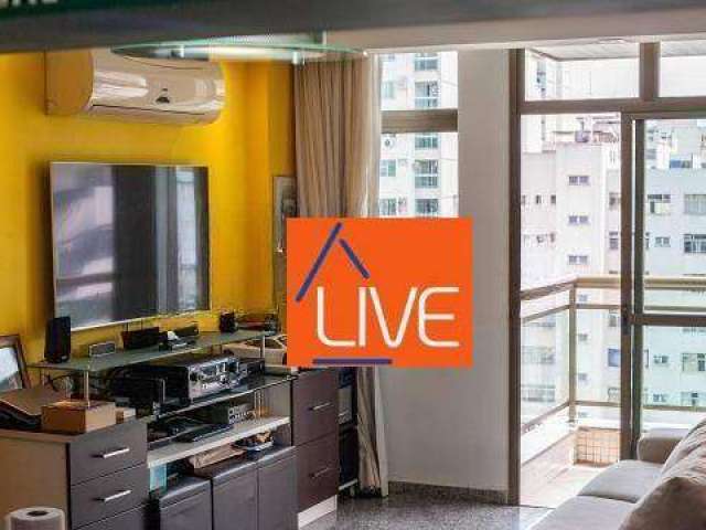 Live vende apartamento com 2 quartos, 2 vagas, 1 suite.