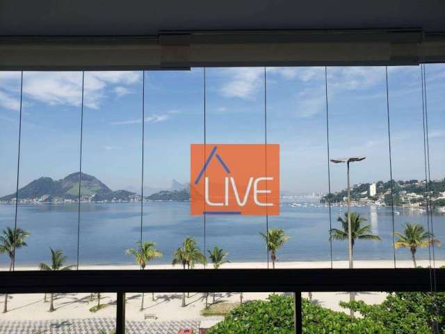 LIVE VENDE: Lindo Loft com 1 quarto, varanda, vaga, vista mar,  50 m² por R$ 720.000 - São Francisco - Niterói/RJ