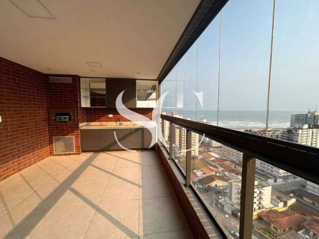 Vende-se apartamento 3 Dormitórios Vista Mar no bairro de Guilhermina em Praia Grande.