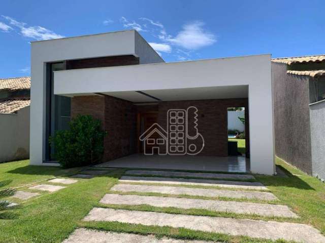 Casa com 3 quartos à venda, 108 m² por R$ 700.000 - Jardim Atlântico Central (Itaipuaçu) - Maricá/RJ