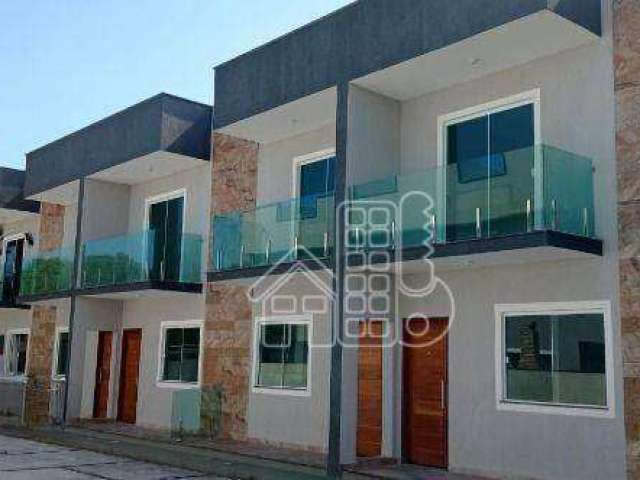 Casa com 2 Quartos  à venda, 80 m² por R$ 370.000 - Jardim Atlântico Oeste (Itaipuaçu) - Maricá/RJ