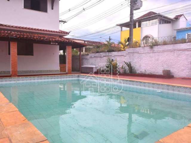 Casa com 5 dormitórios para alugar, 350 m² por R$ 7.823,12/mês - São Francisco - Niterói/RJ