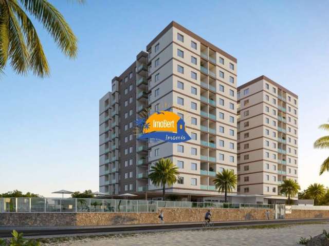 Lançamento Residencial Vista Linda: Frente ao mar. Apartamento à venda em Bertioga-SP com 1,2 ou 3 quartos, sala, banheiro, garagem