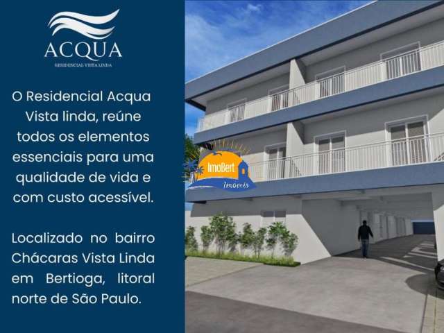 Apartamento à venda em Bertioga-SP: 2 quartos, 1 sala, 1 banheiro e 1 vaga de garagem!