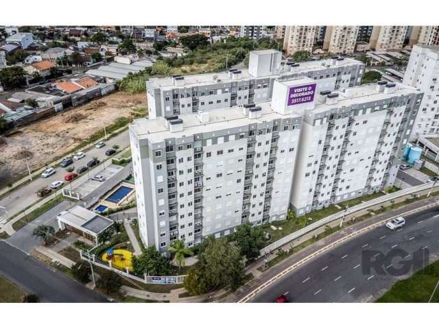 Vendo apartamento ótimo e NOVO, 2 dormitórios e demais ambientes, 42 m2, gás central, churrasqueira na cozinha, prédio com dois elevadores, próximo ao Centerlar zona norte, segundo andar, sol poente, 