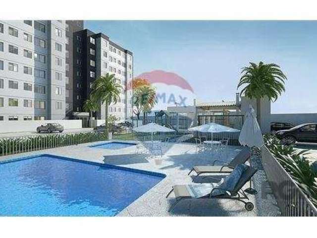 Apartamento Térreo, 1 Dormitório; com pátio privativo; 1 vaga escriturada; condomínio com portaria 24hs, elevador; infraestrutura contando com: salão de festas, piscina, quiosque c/ churrasqueira e pl