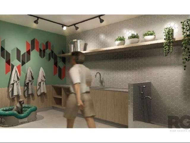 Apartamento loft 23,93 m², o condomínio novo com coworking, cozinha compartilhada, rooftop compartilhado, academia, lavanderia, piscina na cobertura, ótima opção de moradia, ou para investimento com r