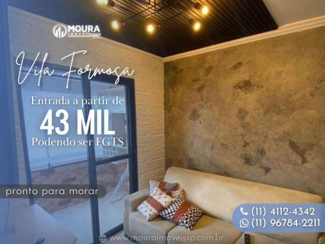 Apartamento para Venda em São Paulo, Vila Formosa, 2 dormitórios, 1 banheiro, 1 vaga