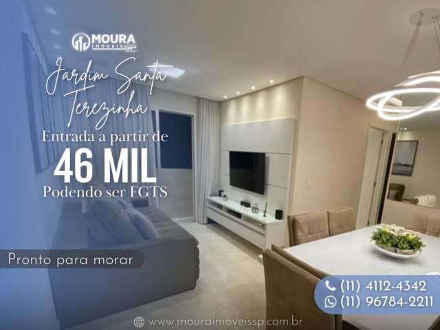 Apartamento para Venda em São Paulo, Jardim Santa Terezinha (Zona Leste), 2 dormitórios, 1 banheiro, 1 vaga