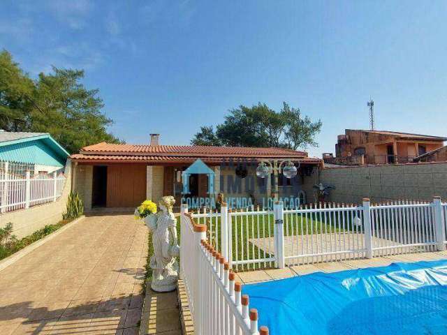 Casa com 3 dormitórios e piscina, à venda por R$ 370.000 - Centro - Balneário Pinhal/RS