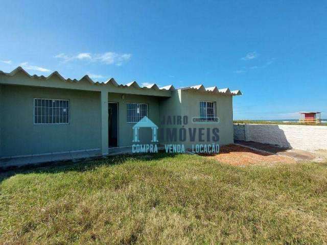 Linda casa na beira mar, APTA FINANCIAMENTO BANCÁRIO, com 2 dormitórios à venda por R$ 185.000 - Centro - Balneário Pinhal