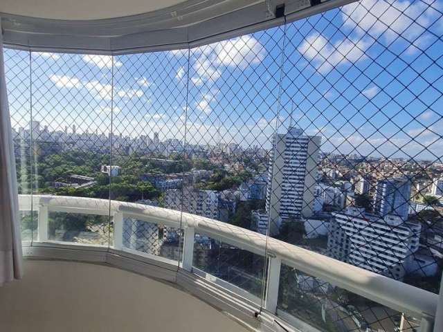 Apartamento vista mar 3 quartos suíte varanda lavabo 2 garagens à venda na federação!