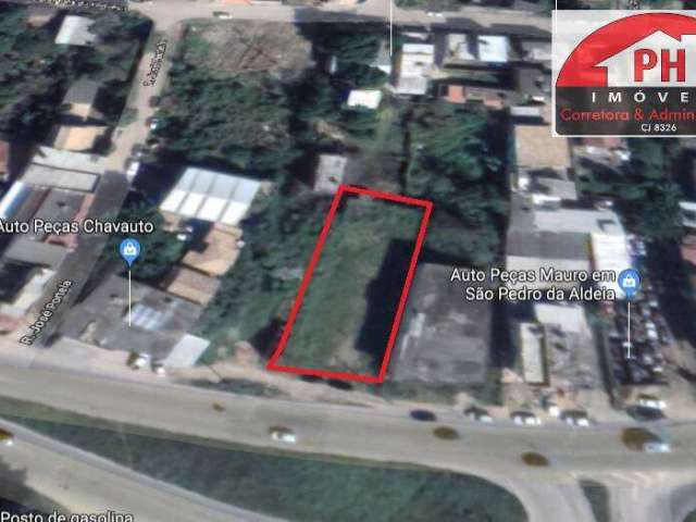 Terreno na beira da rodovia com aproximadamente 850 m²