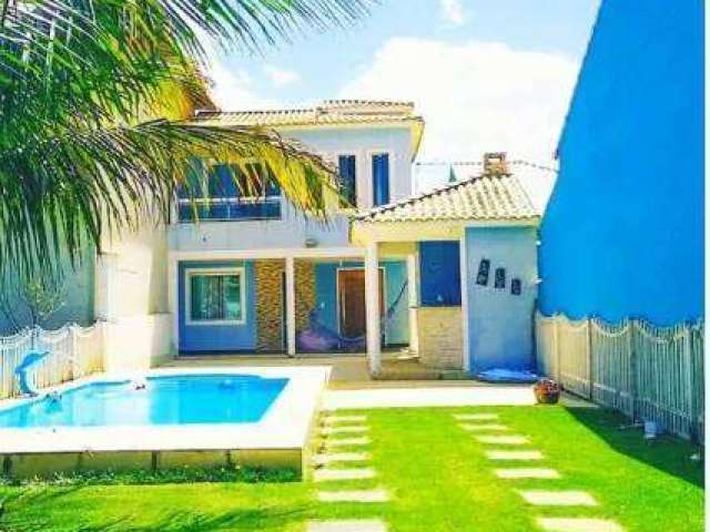 Casa com 3 suítes , Área gourmet com piscina em Cabo Frio Unamar