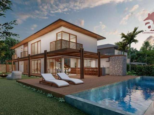 Casa com 5 dormitórios à venda, 387 m² por R$ 5.200.000,00 - Praia do Forte - Mata de São João/BA