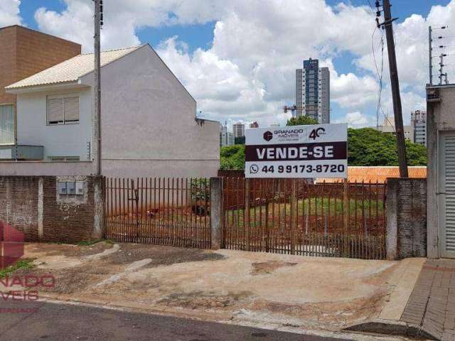 Terreno à venda, 600 m² por R$ 1.250.000,00 - Zona 08 - Maringá/PR