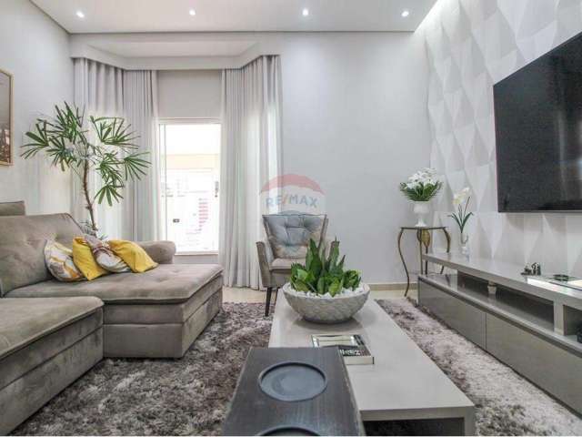 Sobrado mobiliado à venda, com 217m², 3 quartos - 1 suíte master e área gourmet, no Wanel Ville, Sorocaba