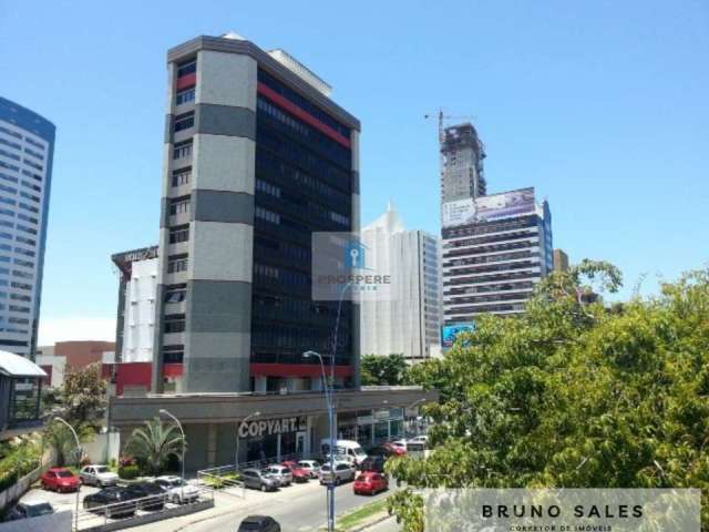 Sala comercial na Tancredo Neves com 100 m2, dividida em 6 ambientes, 2 banheiros e 1 vaga de garagem