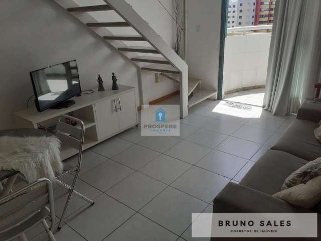 Apartamento duplex com 1 quarto sendo 1 suíte