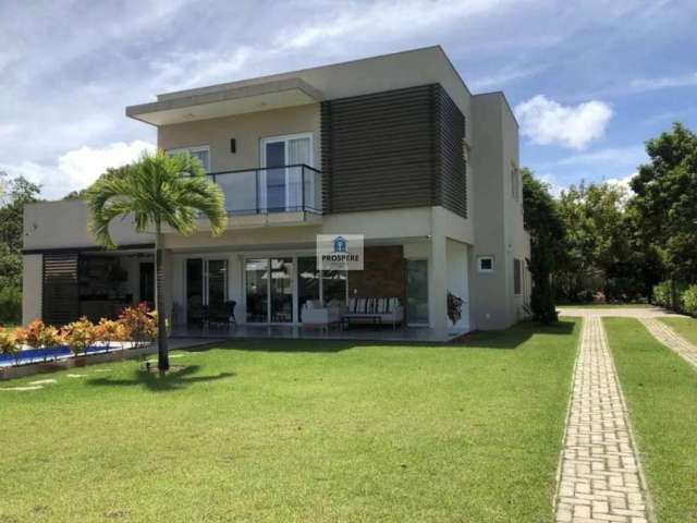 Casa de condomínio com 4 quartos, 400m², para locação em Camaçari, Busca Vida (Abrantes)