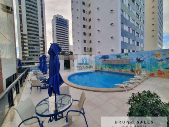 Apartamento em Armação , PORTEIRA FECHADA, 2 quartos sendo  (1 suíte) 73m2, com armários planejados, decorado , 2 garagens.