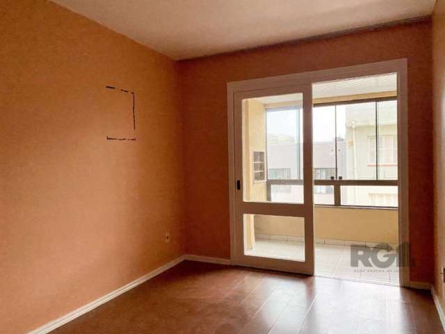 Apartamento de 52m², 1 dormitório, living para 2 ambientes, sacada com churrasqueira, cozinha, área de serviço separada, 1 banheiro com ventilação e 1 vaga de garagem coberta.&lt;BR&gt;&lt;BR&gt;Prédi