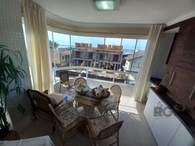 Apartamento a beira mar mobiliado&lt;BR&gt;4D sendo 1 suíte, banheiro social, lavabo, sal com dois ambientes, cozinha americana, area de serviço, 2 vagas de garagem, vista para mar, lareira, churrsaqu