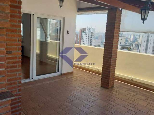 Cobertura duplex a venda com  445m² 4 suítes e 3 vagas no campo belo sp