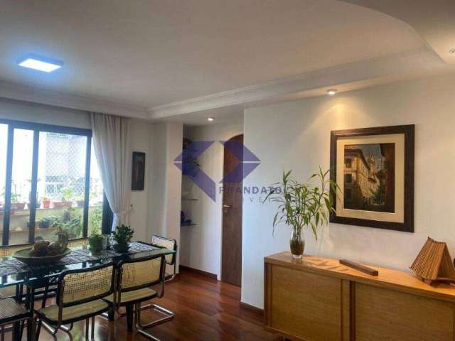 Apartamento a venda 98m² 3 dormitórios 1 suíte e 2 vagas no campo belo sp