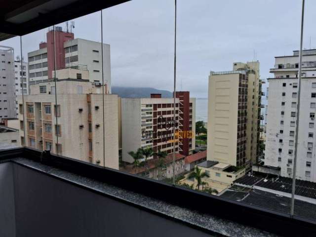 Boqueirão - 1 apartamento por andar - vista mar - andar alto !