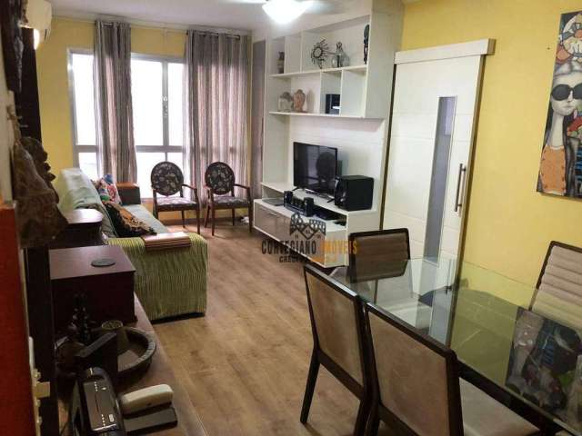 Apartamento com 2 dormitórios à venda, 76 m² por R$ 450.000,00 - Embaré - Santos/SP