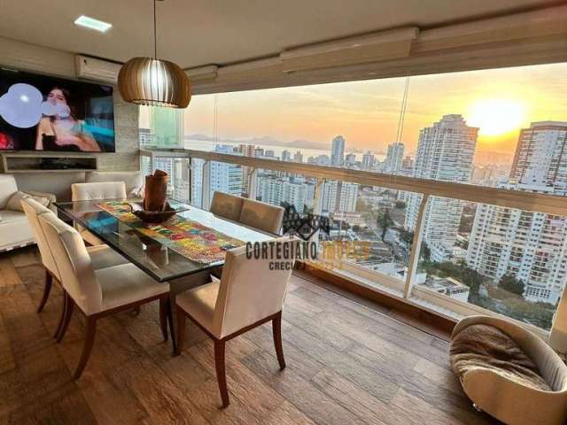 Apartamento com 3 dormitórios à venda, 132 m² por R$ 2.100.000,00 - Ponta da Praia - Santos/SP