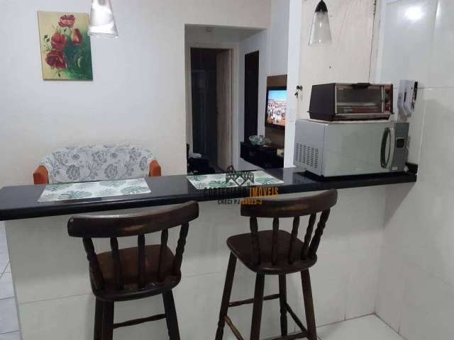 Apartamento com 1 dormitório à venda, 62 m² por R$ 220.000,00 - Itararé - São Vicente/SP