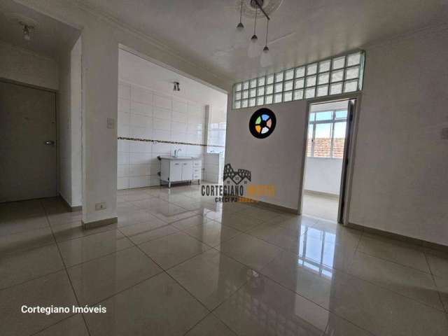 Apartamento com 3 dormitórios para alugar, 80 m² por R$ 2.400,02/mês - Campo Grande - Santos/SP