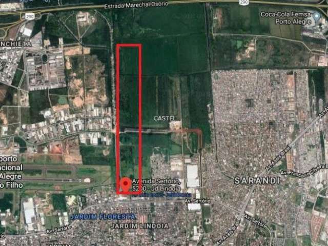 Área ao próximo ao aeroporto internacional de porto alegre, são 360.000m² de área.