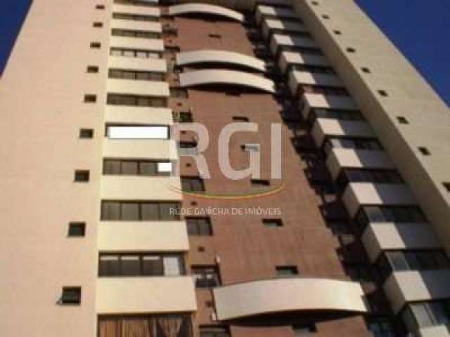 Belíssimo apartamento de 3 quartos, sendo 1 suíte , totalmente MOBILIADO, living com 2 ambientes com lareira, piso em porcelanato na área social e laminado nos dormitórios, churrasqueira, rebaixamento