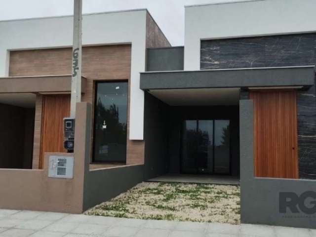 Casa geminada localizada na Rua Uruguai, Zona Norte. Com área privativa de 77m² e área total de 77.99m² de 3d sendo 1 suíte, lavabo, churrasqueira em living com 2 ambientes, cozinha americana , area d