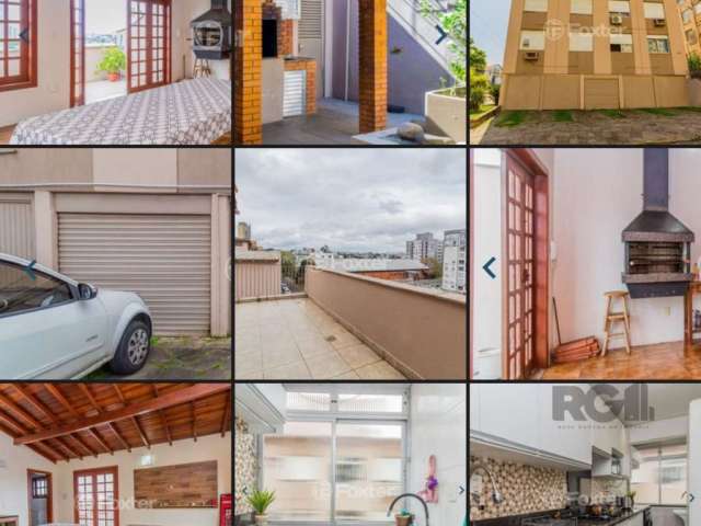 Cobertura, com 95m² privativos.vendo ou alugo!!! Andar inferior estão os dois dormitórios, um banheiro, living dois ambientes, cozinha e lavanderia. Aberturas novas, parte de baixo rebaixada em gesso.