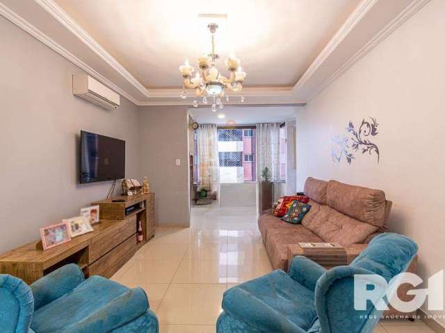 Apartamento com 3 dormitórios à venda, 105 m² privativos no Centro - Cachoeirinha.&lt;BR&gt;Semimobiliado,  3 dormitórios sendo uma suíte, banheiro social, sala de estar e jantar integradas, cozinha a