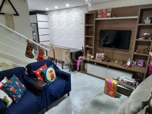 vende Casa em Canoas no condomínio  residencial Eulália De Azevedo II,  Bairro Morada das Acácias fase 1, 2 dormitórios, 1 banheiro, 1 lavabo, área de serviço/ gourmet integrada, garagem para 2 carros