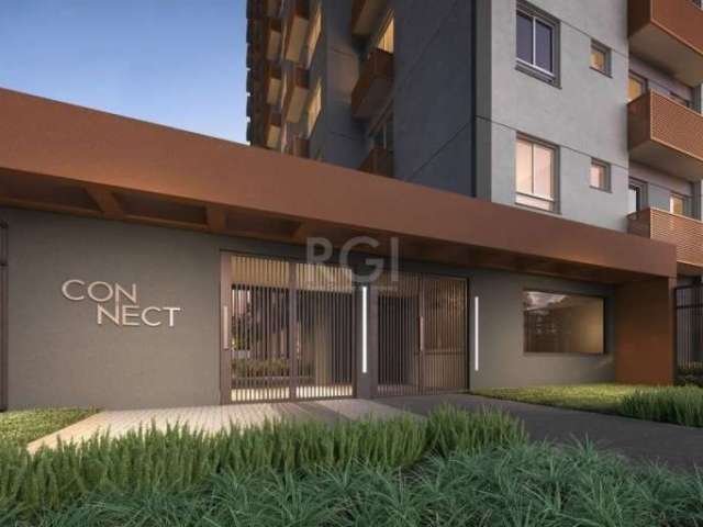 Excelente apartamento totalmente mobiliado de 01 dormitório no CONNECT, a 260 metros da PUC. Raríssima unidade de 39m², com vaga de garagem, churrasqueira e bicicletário individual! Nunca habitado, pr