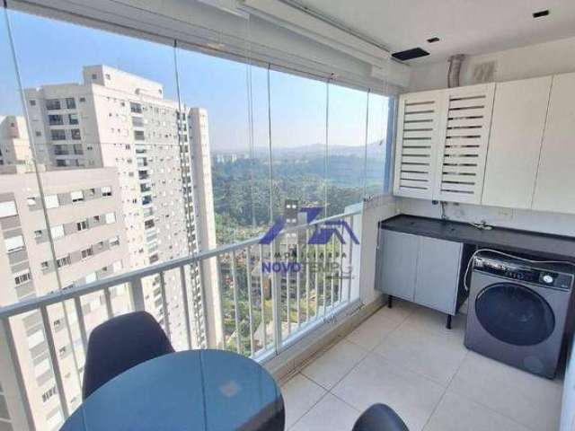 Apartamento com 1 dormitório para alugar, 47 m² por R$ 4.753,00/mês - Alphaville Empresarial - Barueri/SP