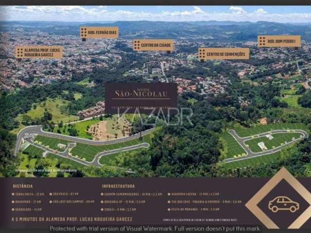 Terreno à venda Reserva São Nicolau, 408 m² por apenas R$ 490.000 - Alpes de Atibaia - Atibaia/SP