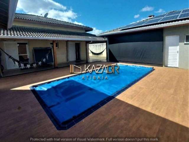 Casa à venda, 4 dorms – 2 suítes. Piscina. 260m2 - R$1.250.000 - Condomínio Jd. Shangri-lá – Atibaia / SP