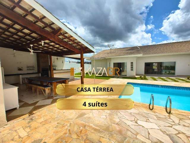 Casa com 4 suítes à venda, 540 m² por R$ 1.680.000 - Jardim das Flores - Atibaia/SP