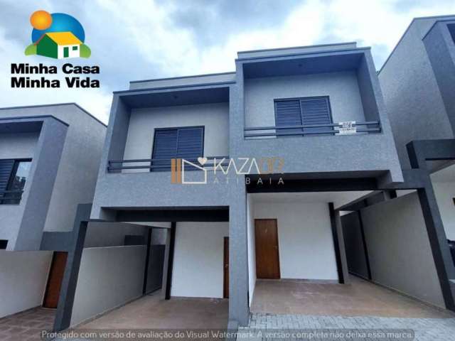 Casa à venda, 2 suítes, condomínio fechado, 70m² - $349.000 – Jd. Santo Antonio – Atibaia/SP