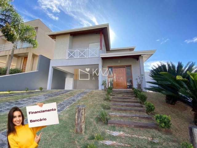 Casa à venda em condomínio fechado, 3 suítes, piscina, 226m2 . $1.600.000 – Terras de Atibaia II – Atibaia / SP