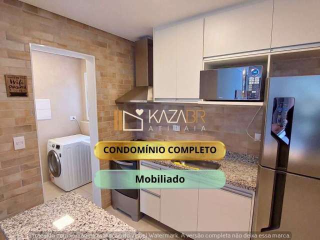 Apartamento MOBILIADO com 2 dormitórios para alugar, 67 m² por $2.700/mês - Atibaia Belvedere - Atibaia/SP