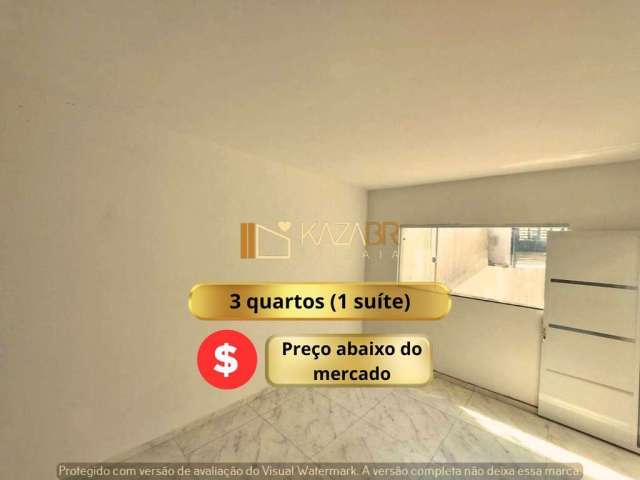 Casa térrea para locação, 3 dormitórios – 1 suíte, quintal. $2.300– Vale das Flores – Atibaia/SP