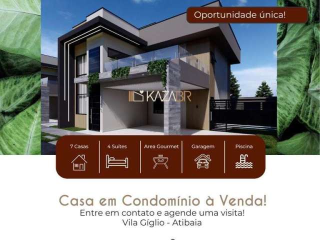 Casa com 4 suítes à venda, 173 m² por R$ 1.305.000 - Vila Giglio - Atibaia/SP